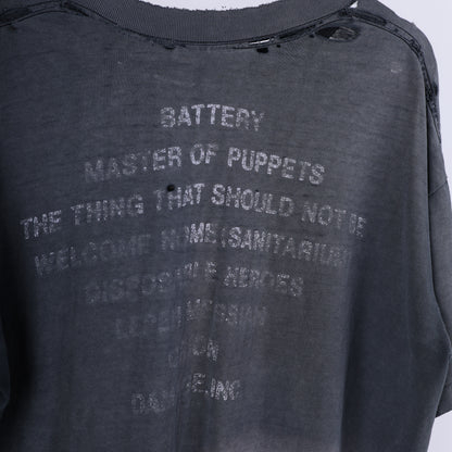 VINTAGE THRASHED FADED METALLICA MASTER OF PUPPETS T-SHIRT