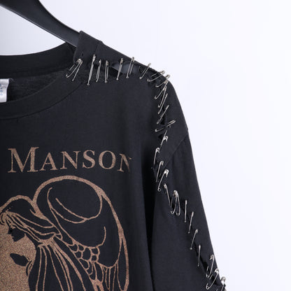 VINTAGE MARILYN MANSON ANTICHRIST SUPERSTAR THRASHED T-SHIRT