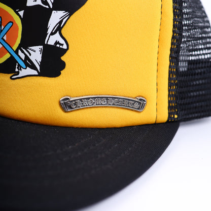 CHROME HEARTS YELLOW LINK TRUCKER HAT MATTY BOY