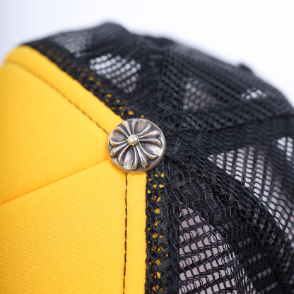 CHROME HEARTS YELLOW LINK TRUCKER HAT MATTY BOY