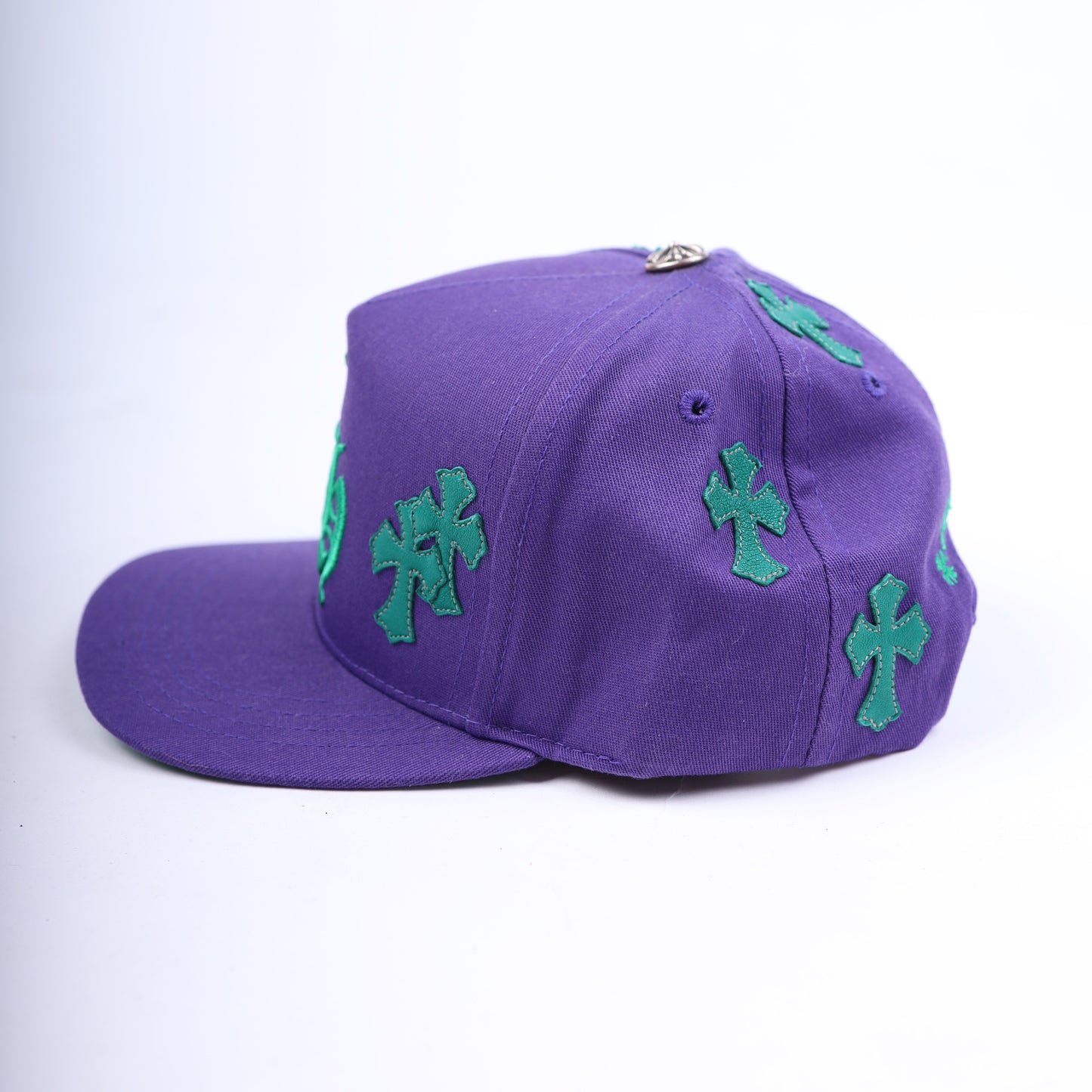 CHROME HEARTS PURPLE/GREEN CH PATCH HAT
