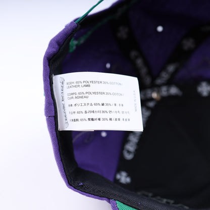 CHROME HEARTS PURPLE/GREEN CH PATCH HAT