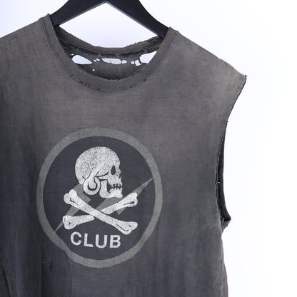 FRAGMENT X NEIGHBORHOOD FADED THRASHED CUT OFF T-SHIRT TANK TOP