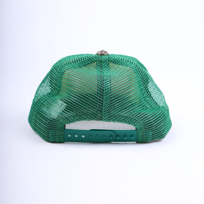 CHROME HEARTS GREEN MESH HOLLYWOOD TRUCKER HAT