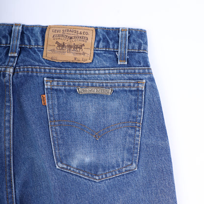 DARK WASH 517 CROSS PATCH LEVI'S DENIM