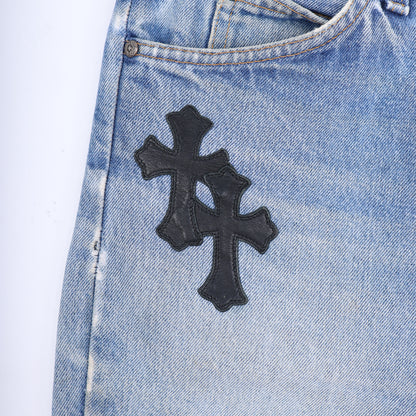 LIGHT WASH CROSS PATCH LEVI'S DENIM