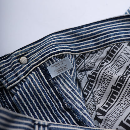 Number Nine Pinstripe Painter Pants A/W 2001