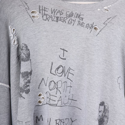 PALY HOLLYWOOD I LOVE NORTH BEACH SWEATER