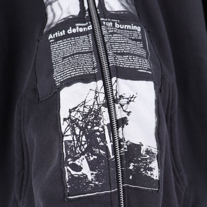 ERD NEW SEASON BLACK ASSEMBLAGE NUN HOODIE