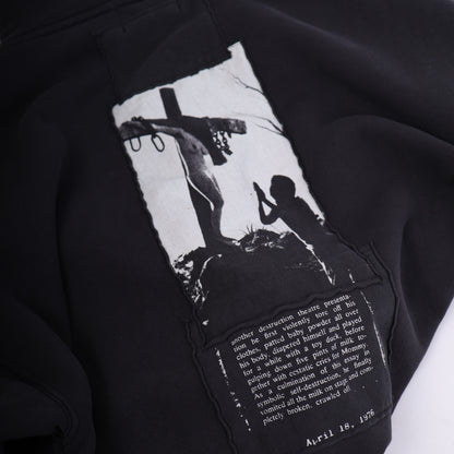 ERD NEW SEASON BLACK ASSEMBLAGE NUN HOODIE