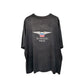 VINTAGE BOXY XXL HARLEY EMBLEM TEE THRASH FADED