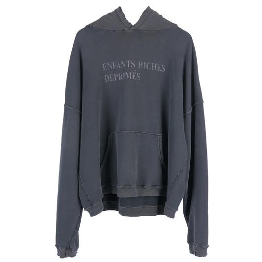 ERD GREY LOGO HOODIE