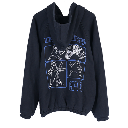 ERD Nursery To Misery Zip Up Hoodie