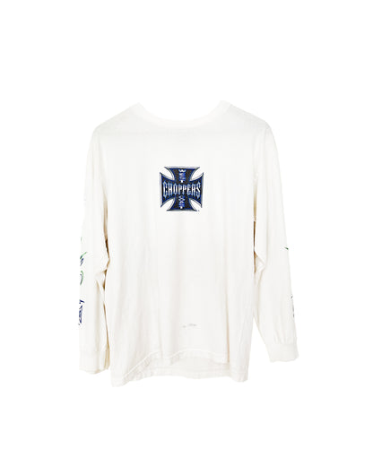 VINTAGE WEST COAST CHOPPERS WCC BLUE LONG SLEEVE