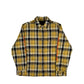 CHROME HEARTS YELLOW PLAID TARTAN LINED FLANNEL 2022 XXL