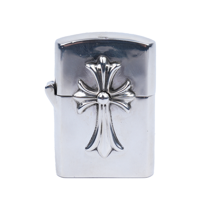CHROME HEARTS SILVER CROSS ZIPPO LIGHTER