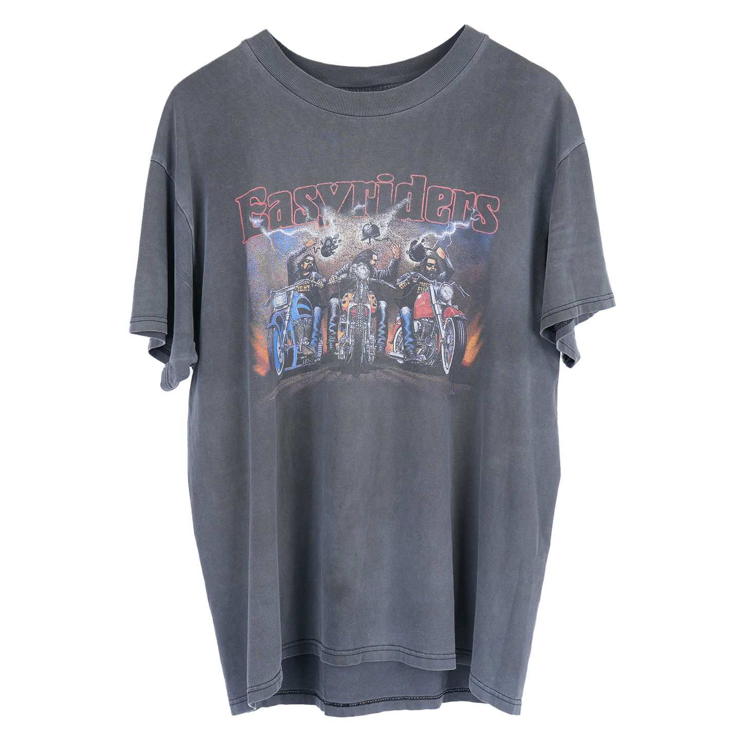 VINTAGE THRASHED HARLEY EASY RIDERS