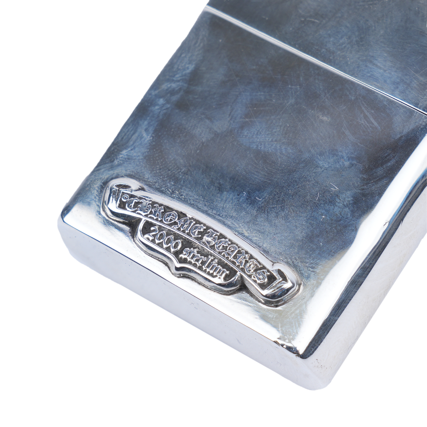 CHROME HEARTS SILVER CROSS ZIPPO LIGHTER