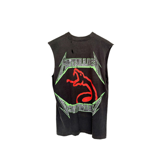 VINTAGE METALLICA CUT OFF THRASHED TANK TOP