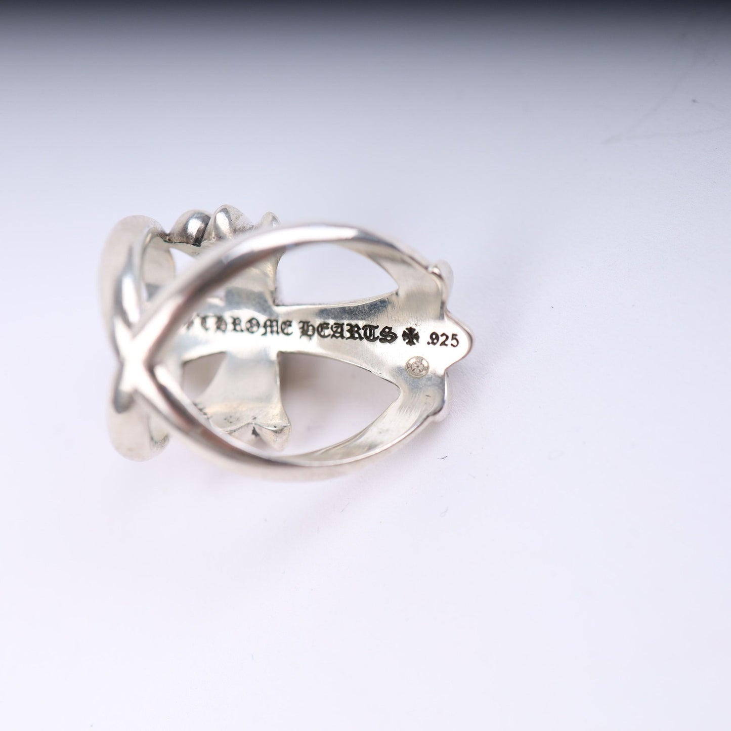 CHROME HEARTS STERLING SILVER INFINITY RING .925 SIZE 8