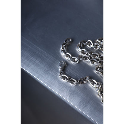 BIG CHROME HEARTS XL LARGE PAPER CHAIN NECKLACE 24"