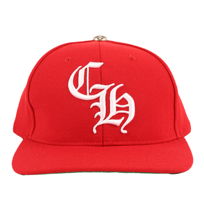 CH RED 6 PANEL HAT