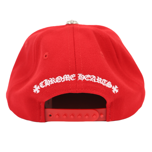 CH RED 6 PANEL HAT