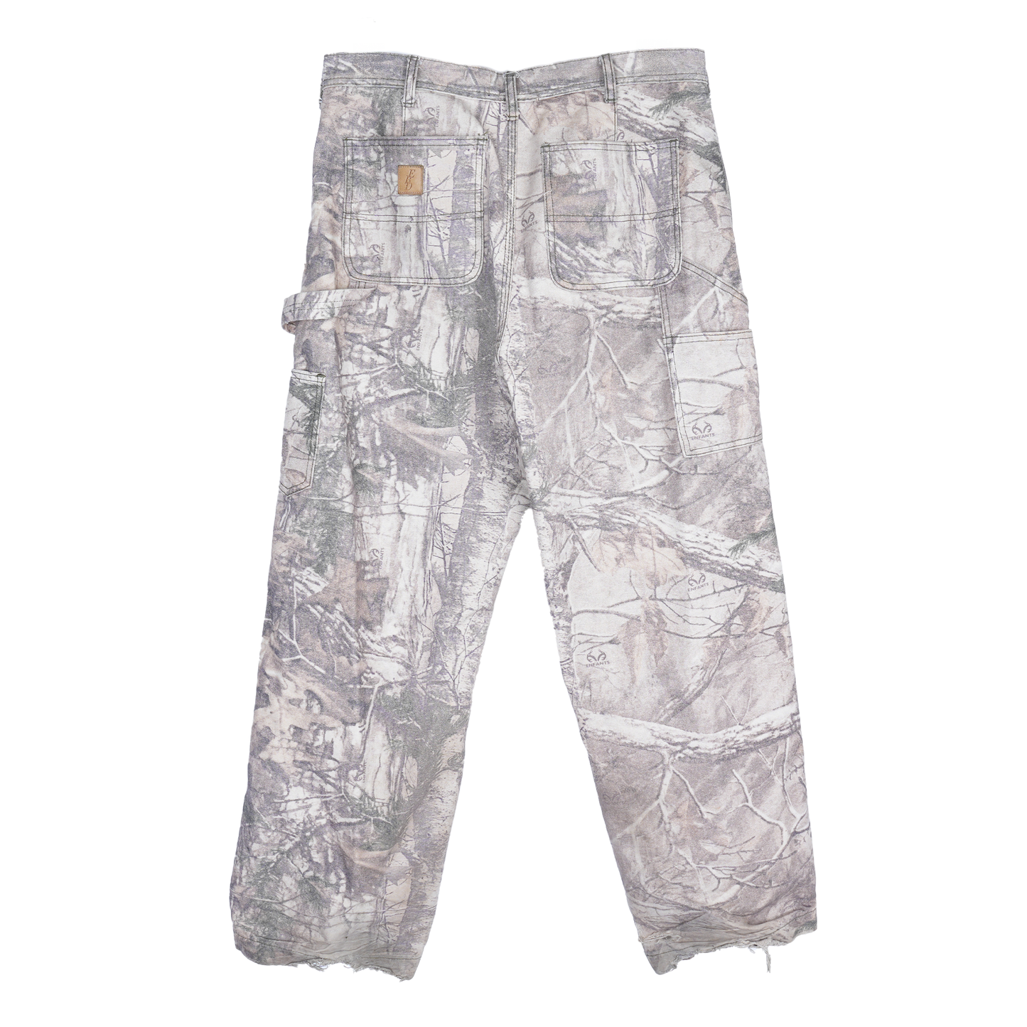 ERD Real Tree Distressed Camo Carpenter Pants