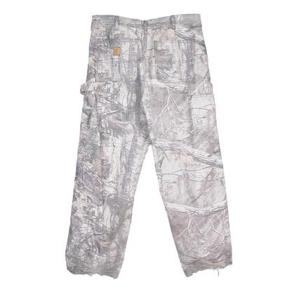 ERD Real Tree Distressed Camo Carpenter Pants