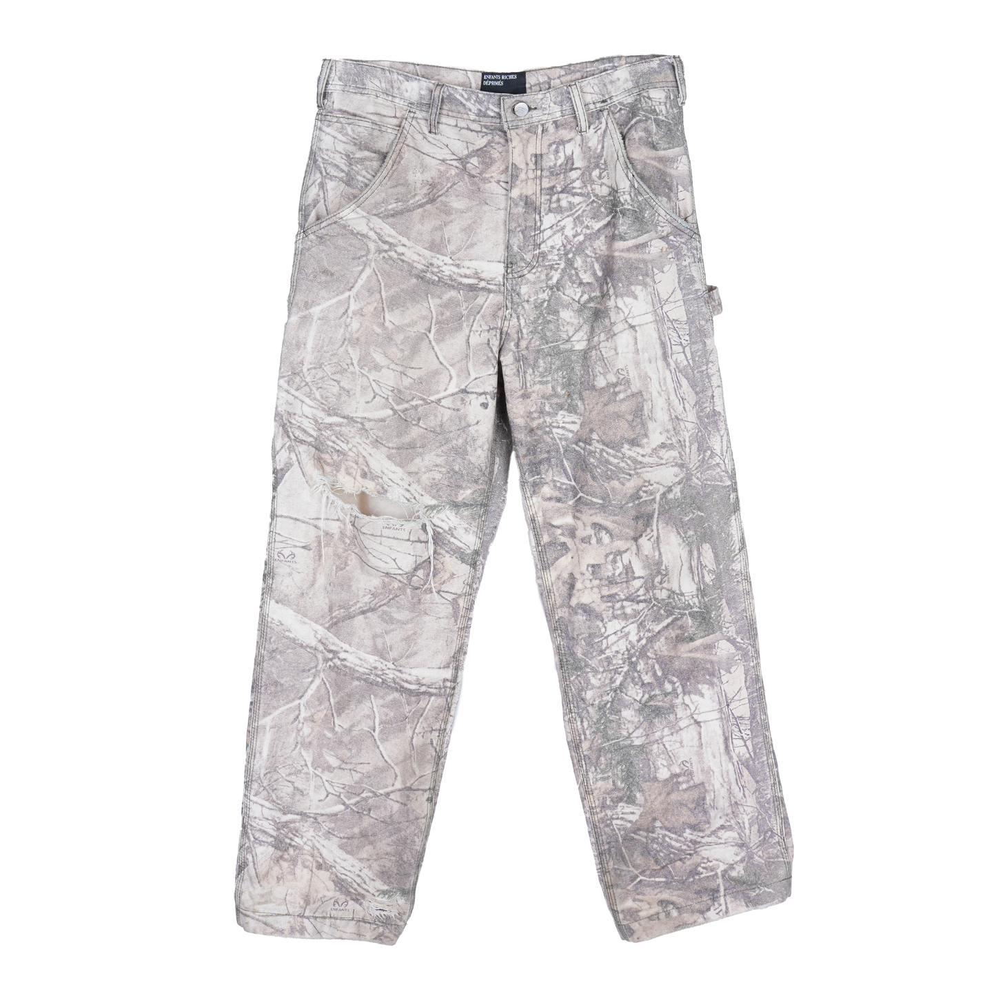 ERD Real Tree Distressed Camo Carpenter Pants
