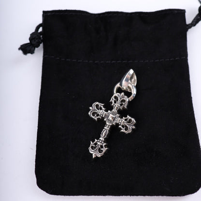 CHROME HEARTS SILVER FILIGREE MEDIUM PENDANT