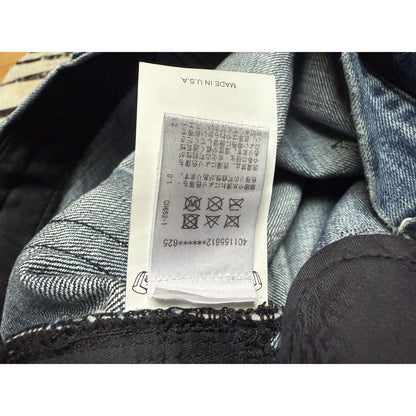 Chrome Hearts Black, White & Brown Patch blue Denim Jeans