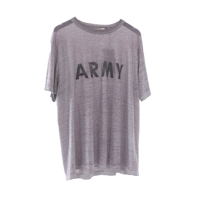 ARMY 1980S PAPER THIN  THRASHED T SHIRT