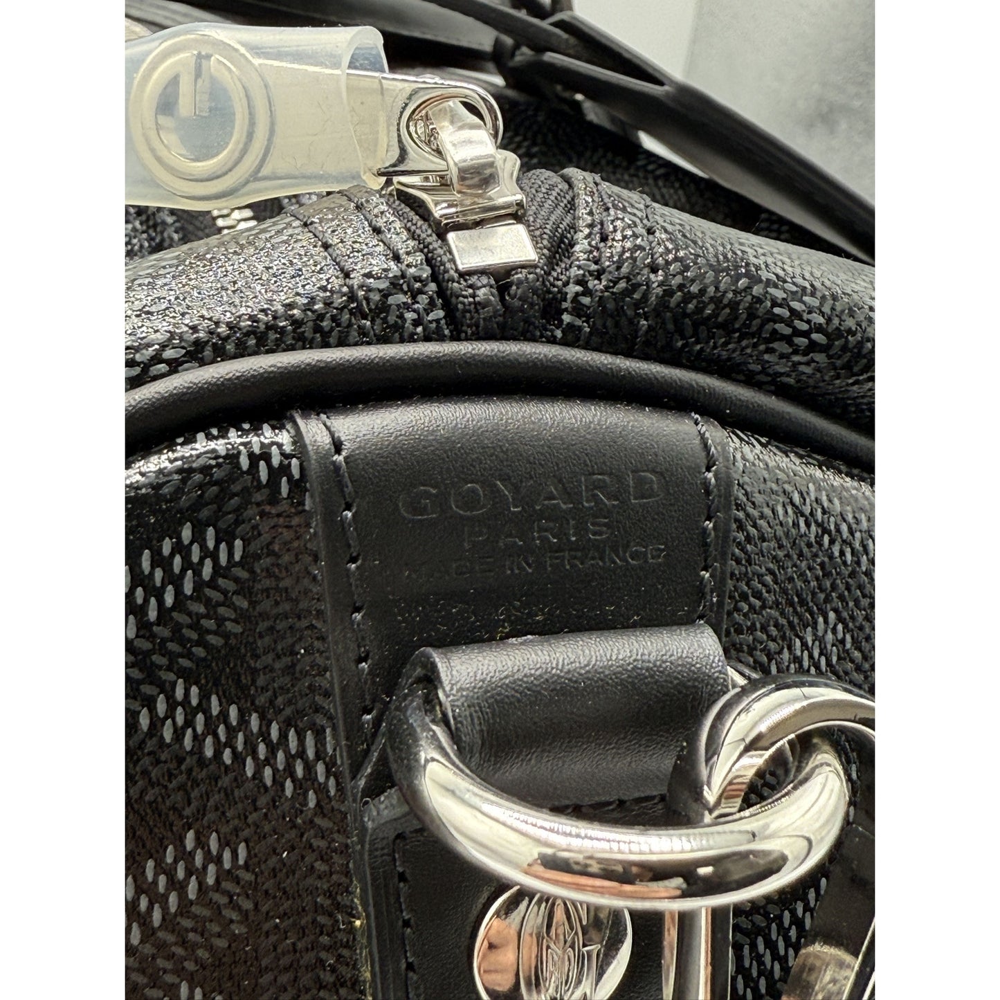 GOYARD BOSTON 50 SAC JET BLACK DUFFLE BACK