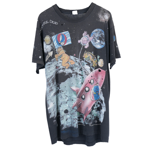 VINTAGE 1995 GRATEFUL DEAD STANDING ON THE MOON SHIRT
