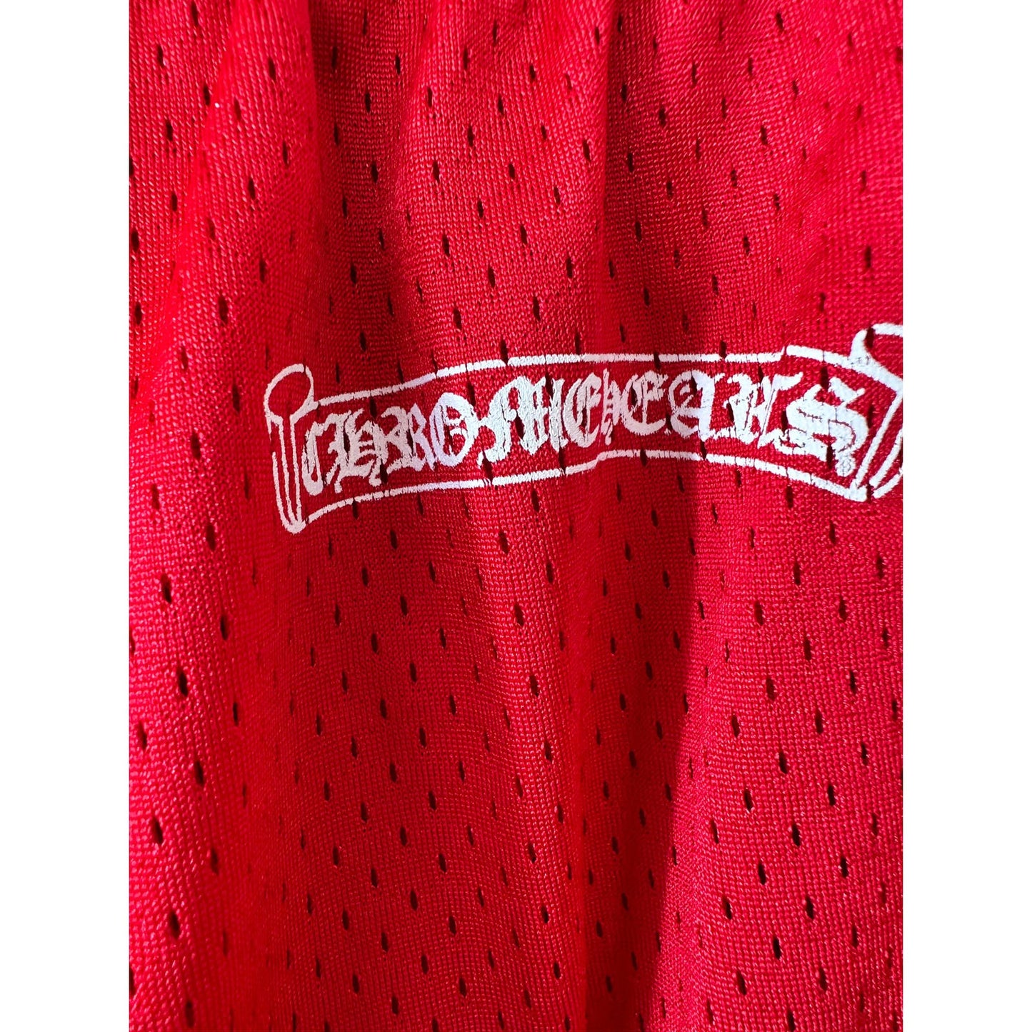 Chrome Hearts Matty Boy Red Form Stadium Basketball Shorts