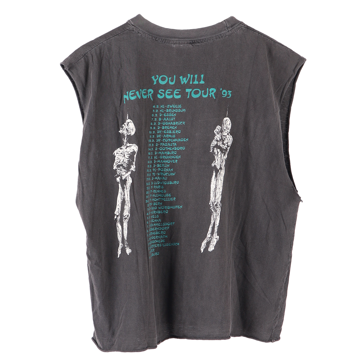 GRAVE YOU WILL NEVER SEE TOUR 1993 CUT OFF