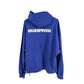 Balenciaga Indigo Blue Inverted Lettering Hoodie 2022