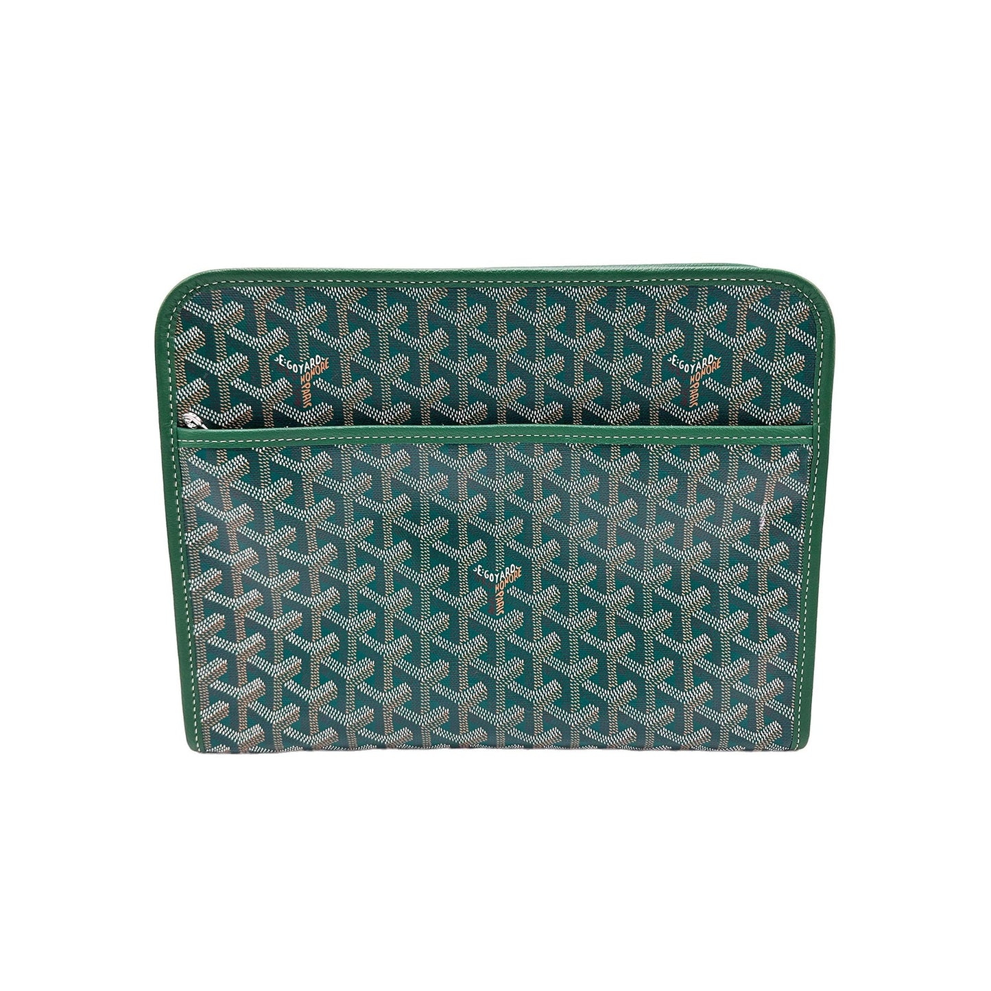 GOYARD JOUVENCE GM GREEN BAG POUCH TOILETRY