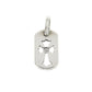 Tiny Dog Tag Chrome Hearts Pave Diamond