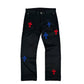 RED/BLUE CROSS PATCH NAVY SKATER CHINOS