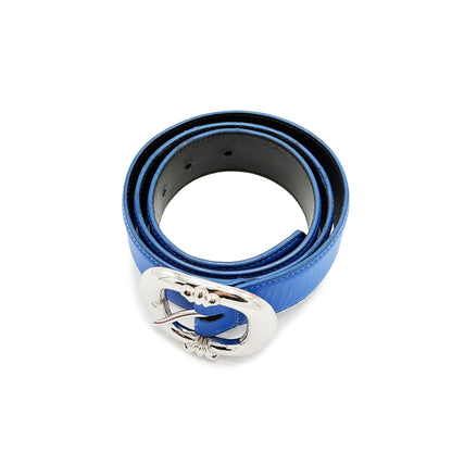 CHROME HEARTS BLUE GUNSLINGER BELT SIZE 34