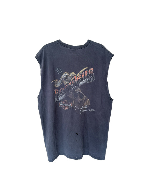 HARLEY DAVIDSON VINTAGE EAGLE TANK TOP FIRE IT UP NASHVILLE