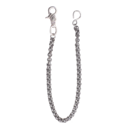 Chrome Hearts 24inch Long Double B Ring Wallet Chain