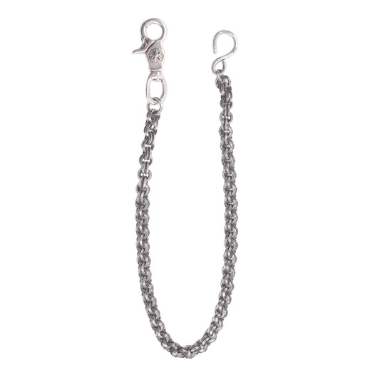 Chrome Hearts 24inch Long Double B Ring Wallet Chain