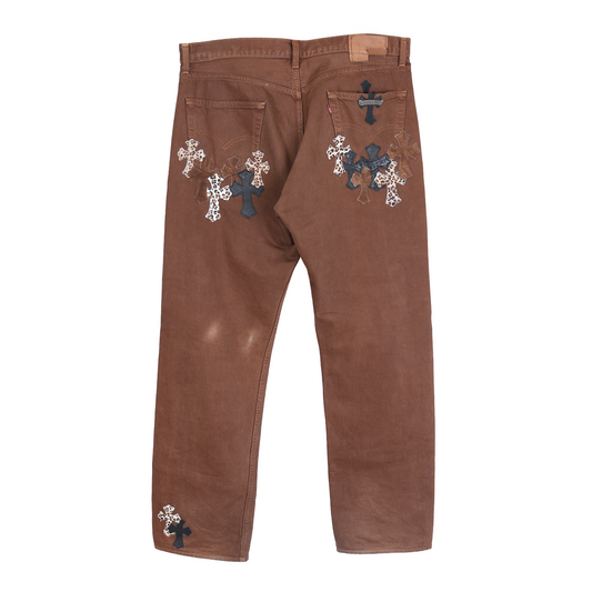 BROWN NYFW LEVI JEANS