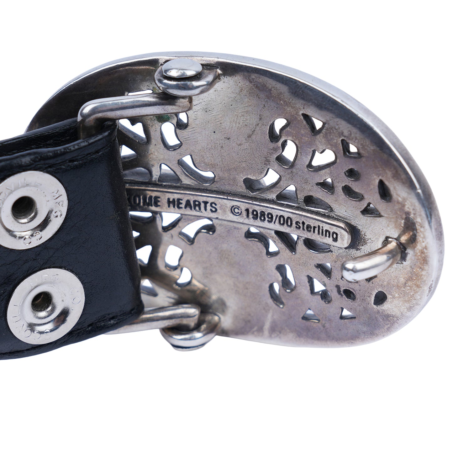 CHROME HEARTS OVAL PYRAMID STUD BELT