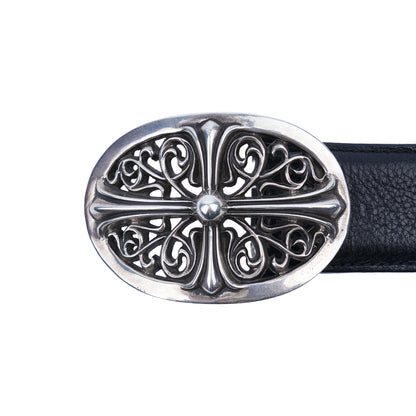 CHROME HEARTS OVAL PYRAMID STUD BELT