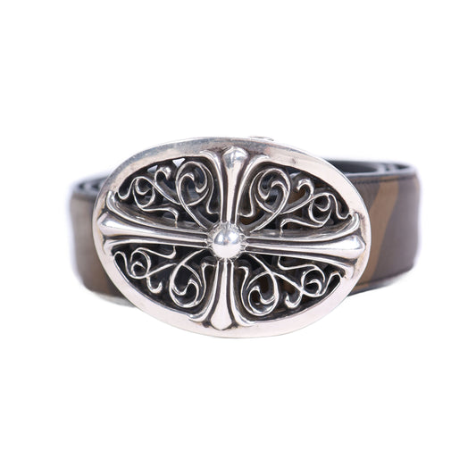 Chrome Hearts Oval Cross Camo Belt