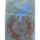 CHROME HEARTS VVIP BLUE CROSS PATCH STENCIL DENIM ORANGE TAB 33